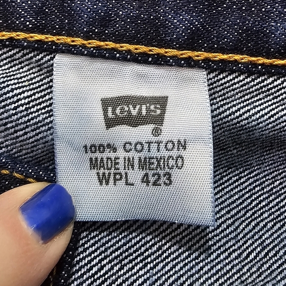 Men's 501 Levi's WPL 423 Button Fly Jeans Size 36x36 - Picture 7 of 16